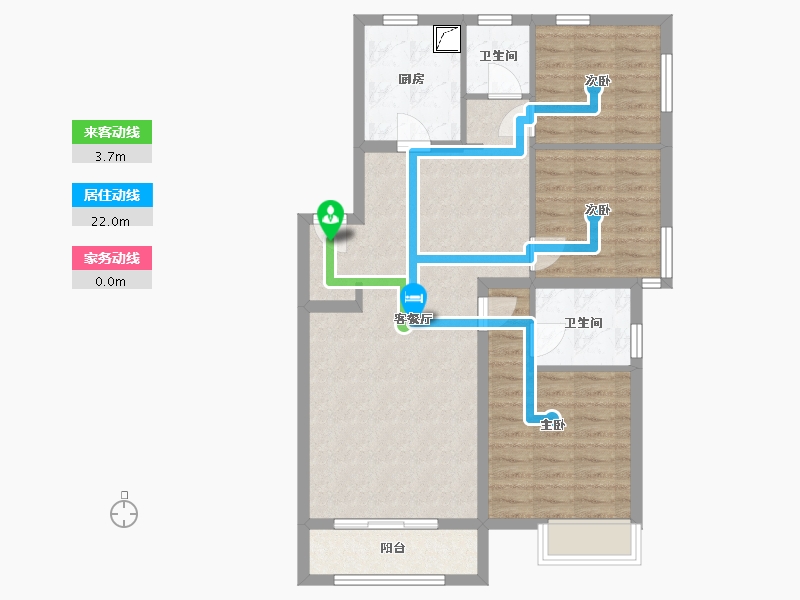 河北省-石家庄市-富力城-95.00-户型库-动静线