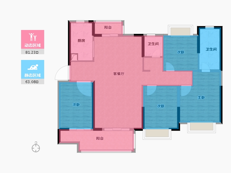 福建省-莆田市-白棠云麓玺樾-130.00-户型库-动静分区