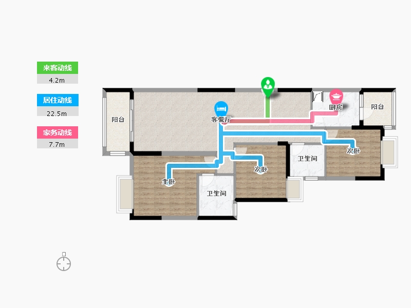 河南省-驻马店市-大地丽都-92.44-户型库-动静线