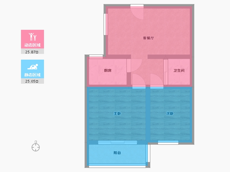 北京-北京市-志新北里-48.00-户型库-动静分区