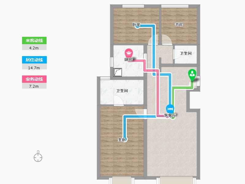 北京-北京市-天竺悦府-100.00-户型库-动静线