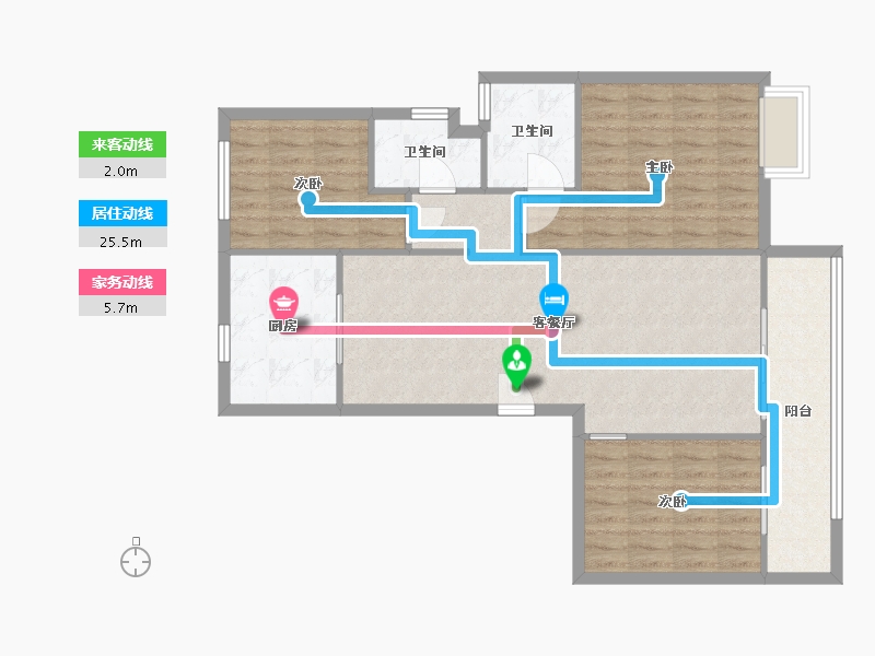 江西省-九江市-海伦堡-92.00-户型库-动静线