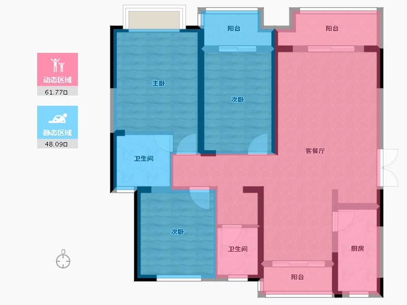 河南省-三门峡市-九玺台-107.00-户型库-动静分区