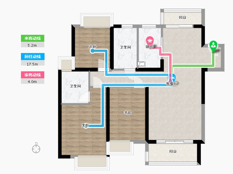 广东省-惠州市-东江月岛-119.00-户型库-动静线