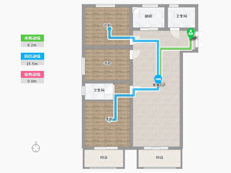 陕西省-宝鸡市-宝鸡壹号大院小区-100.00-户型库-动静线