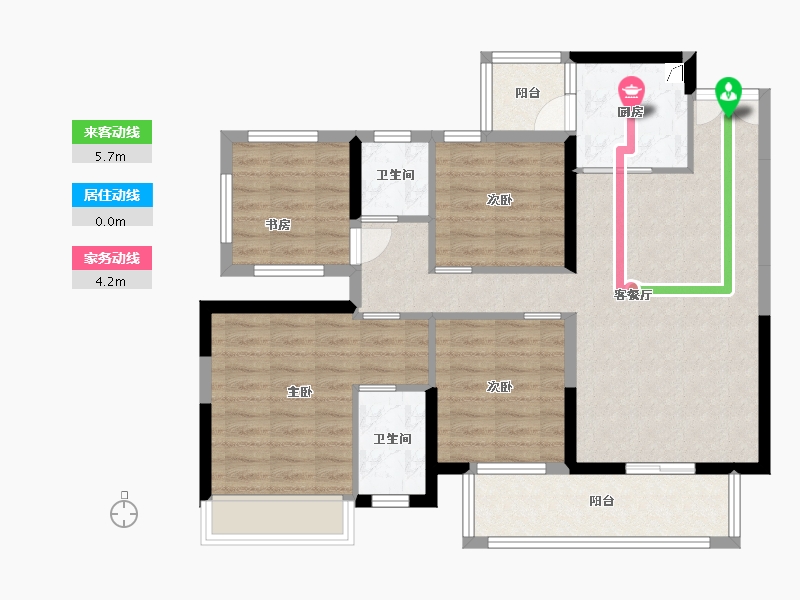 广西壮族自治区-南宁市-建工城-88.00-户型库-动静线