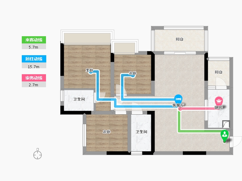 四川省-达州市-乐基优悦广场-113.48-户型库-动静线