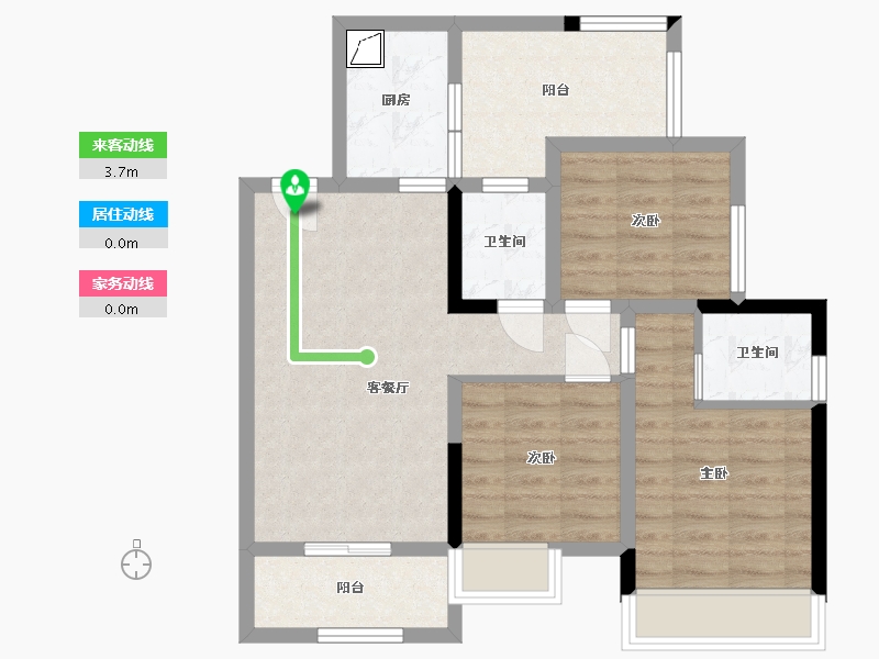 四川省-达州市-乐基优悦广场-107.47-户型库-动静线