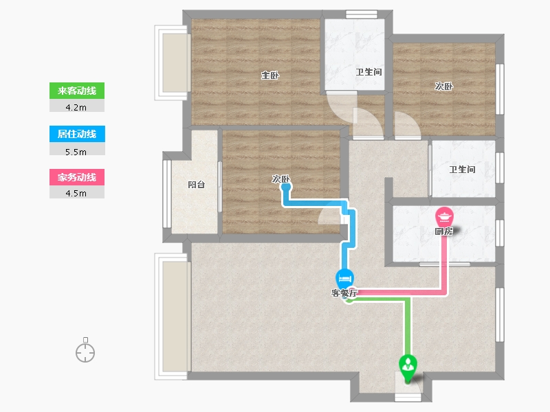 山东省-德州市-东海万和城-91.00-户型库-动静线