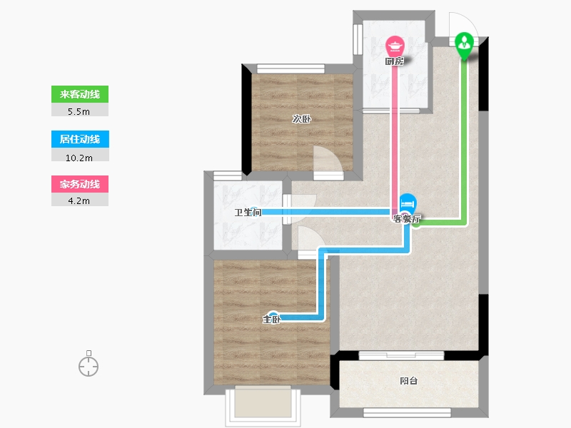 广西壮族自治区-梧州市-旺城首玺-69.00-户型库-动静线