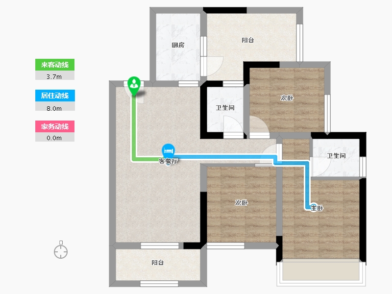 四川省-达州市-乐基优悦广场-107.47-户型库-动静线