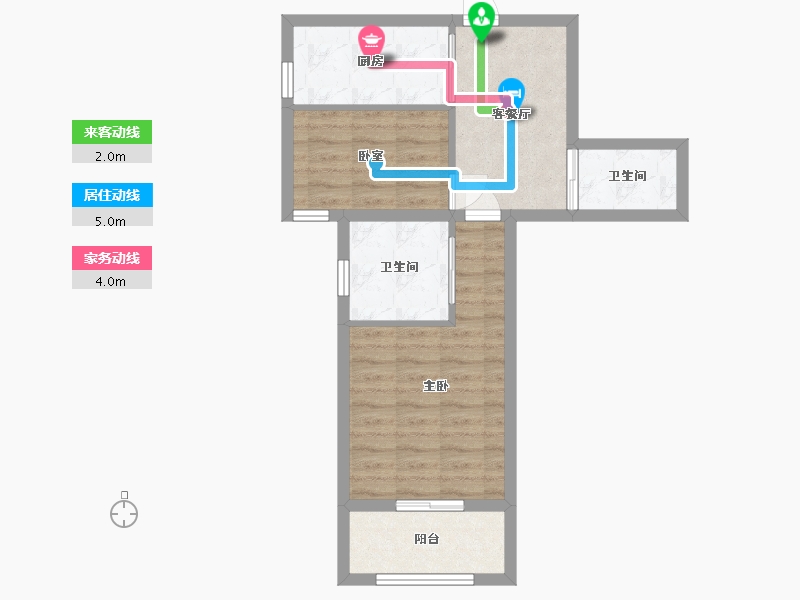 福建省-南平市-东方明珠-60.00-户型库-动静线