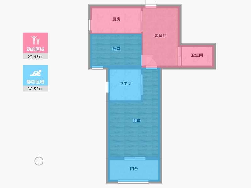 福建省-南平市-东方明珠-60.00-户型库-动静分区