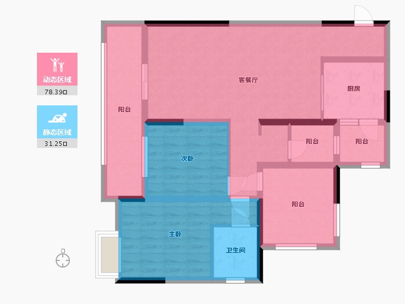 四川省-巴中市-国盛首府-117.00-户型库-动静分区