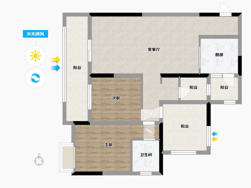 四川省-巴中市-国盛首府-117.00-户型库-采光通风