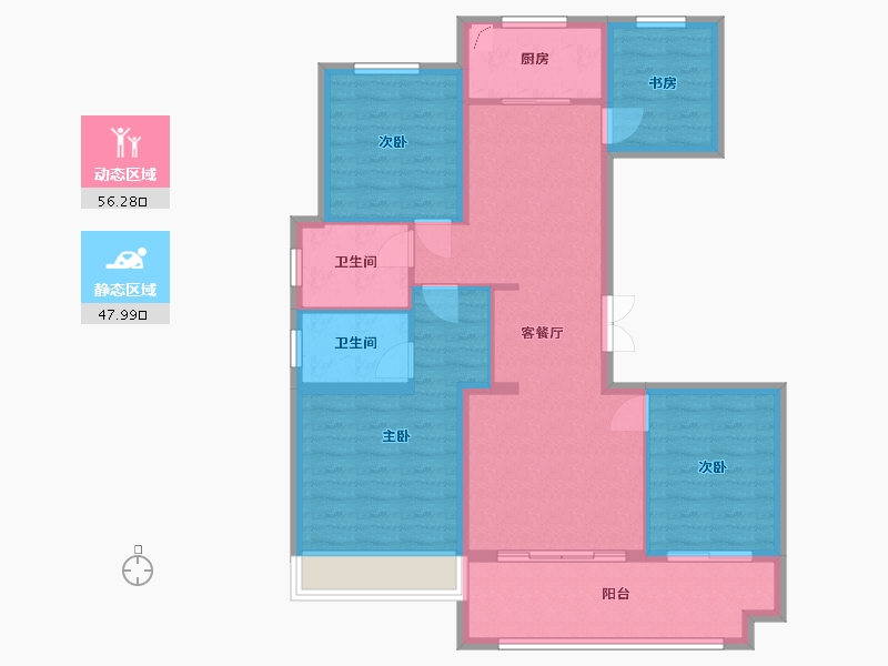 安徽省-蚌埠市-金鹏中国印-100.00-户型库-动静分区