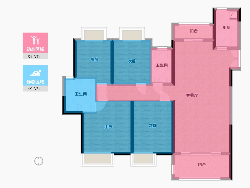 江西省-抚州市-御品中央-101.00-户型库-动静分区