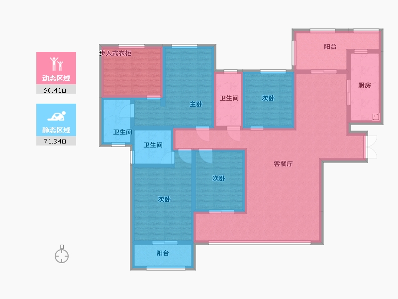 贵州省-毕节市-燕山壹号-172.00-户型库-动静分区