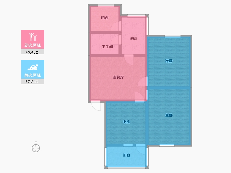 四川省-达州市-川东警苑-87.20-户型库-动静分区