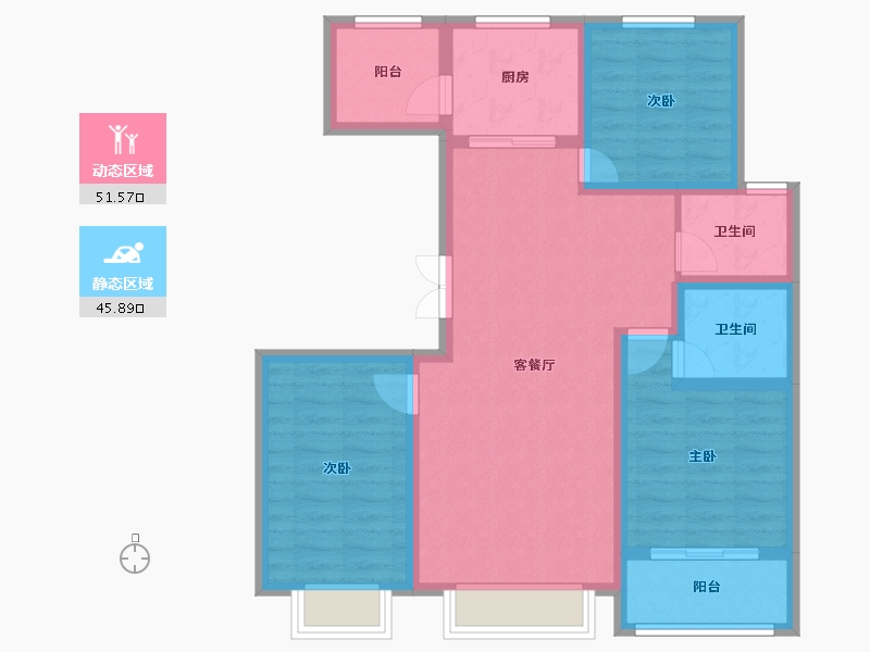 山东省-临沂市-颐龙恒泰-100.00-户型库-动静分区