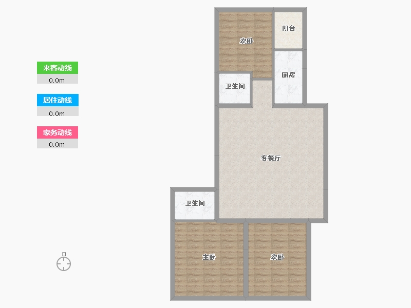 黑龙江省-哈尔滨市-群里-107.00-户型库-动静线