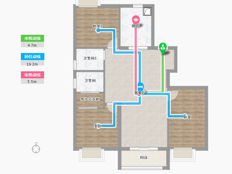 安徽省-合肥市-绿地微客公园-98.00-户型库-动静线