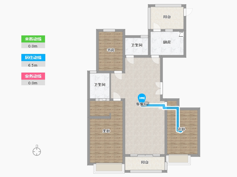 河南省-洛阳市-盛世新天地-120.00-户型库-动静线