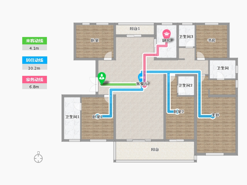 江苏省-镇江市-紫宸-200.00-户型库-动静线