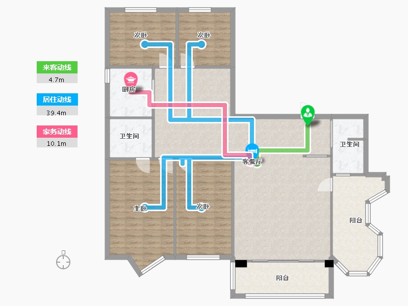 山东省-临沂市-新港龙庭-150.00-户型库-动静线