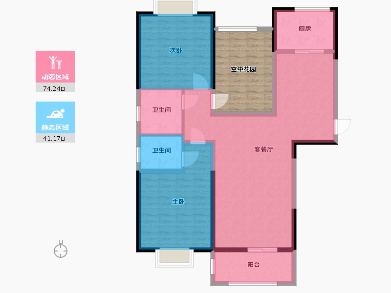 江西省-宜春市-尚品国际-118.00-户型库-动静分区