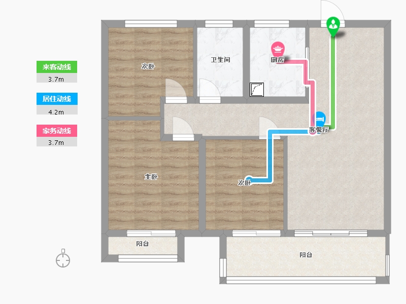 江苏省-南通市-翰林首府-80.00-户型库-动静线