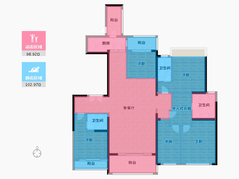 广东省-深圳市-阳光粤海-210.00-户型库-动静分区