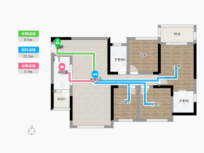 四川省-成都市-明信城-114.00-户型库-动静线