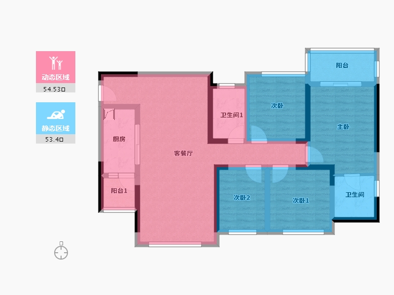 四川省-成都市-明信城-114.00-户型库-动静分区