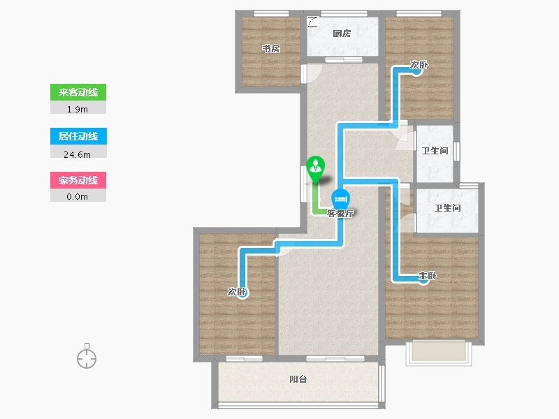 山东省-聊城市-学府世家-120.00-户型库-动静线