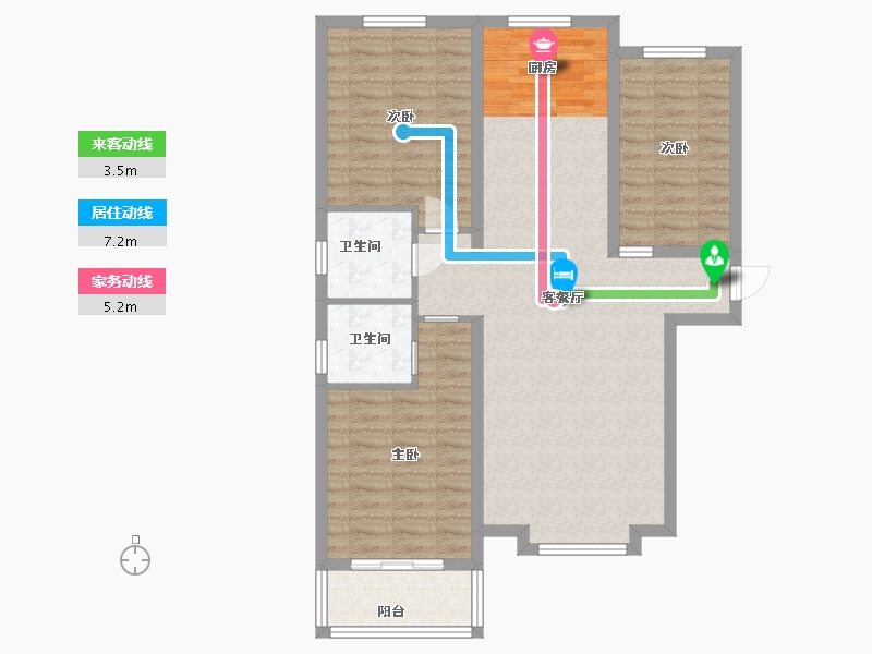 河北省-保定市-开元科技城-92.00-户型库-动静线