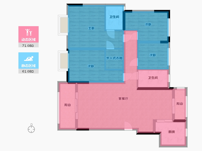 河南省-焦作市-九鼎毓秀-125.00-户型库-动静分区