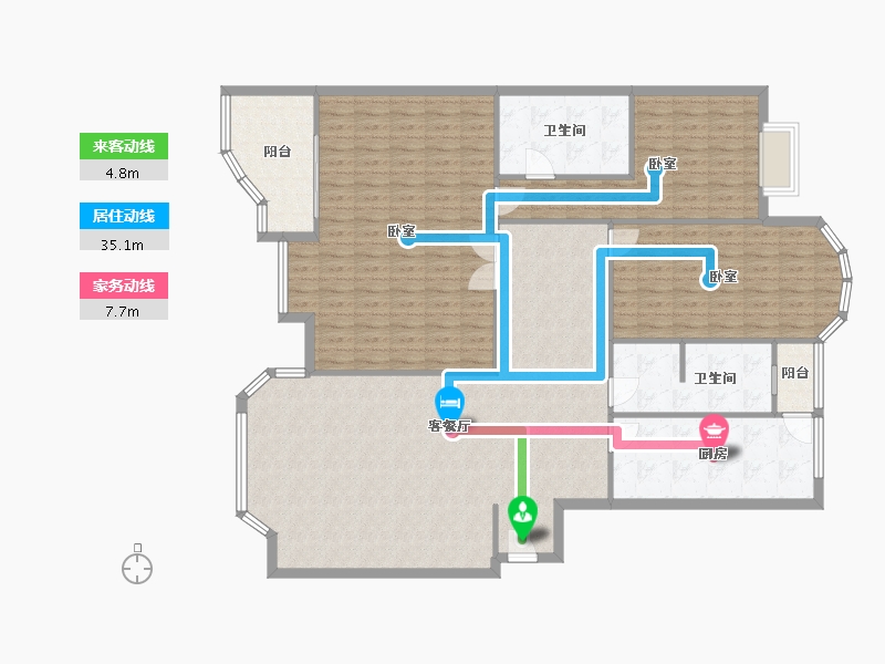 河南省-郑州市-金成阳光世纪-169.00-户型库-动静线