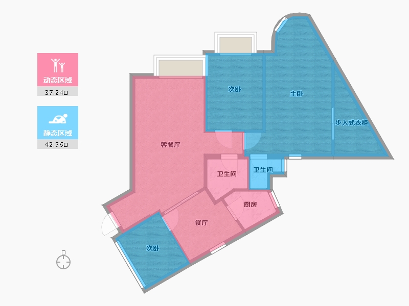 广东省-广州市-巴厘天地·上苑-99.00-户型库-动静分区