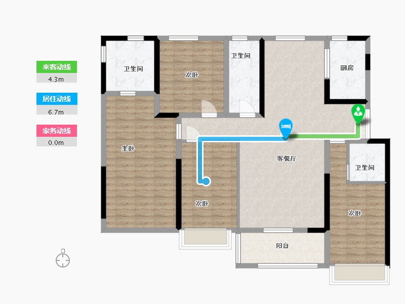 河南省-漯河市-荣盛锦绣江南-143.00-户型库-动静线