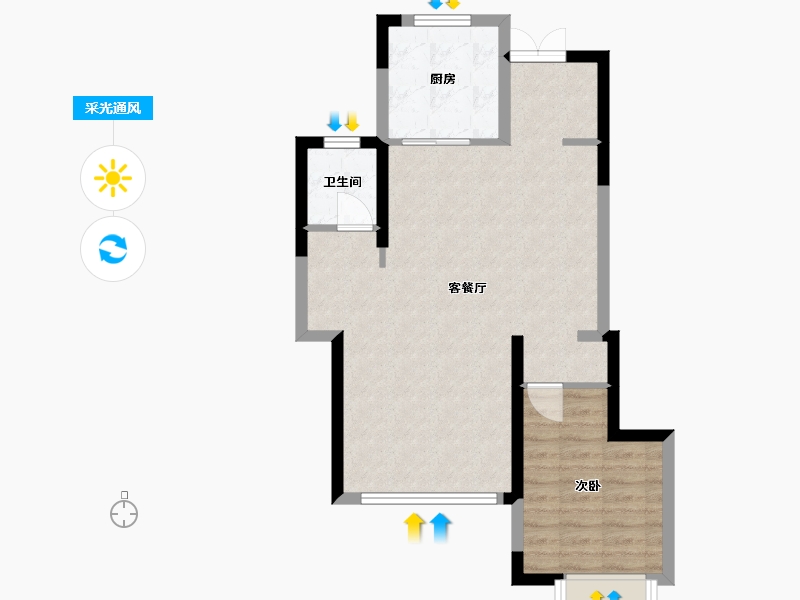 四川省-成都市-大溪谷云堤-140.00-户型库-采光通风