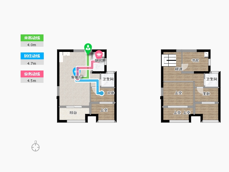 福建省-厦门市-中交和美新城（二期三期）5号楼95m²-91.22-户型库-动静线