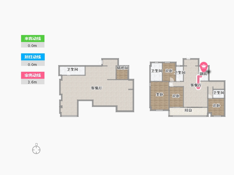 江苏省-苏州市-中交路劲璞玥风华17栋286㎡-227.95-户型库-动静线