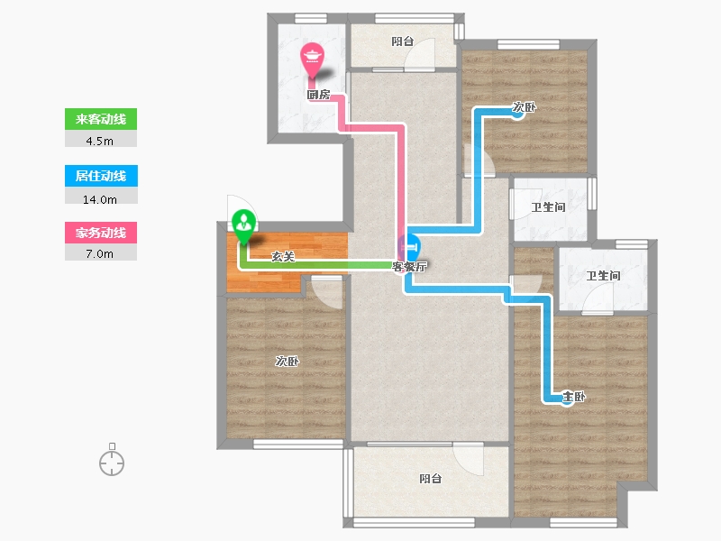 河南省-郑州市-金地格林小城53,41号楼,46号楼,二期洋房20号楼,二期洋房21号楼,二-100.00-户型库-动静线