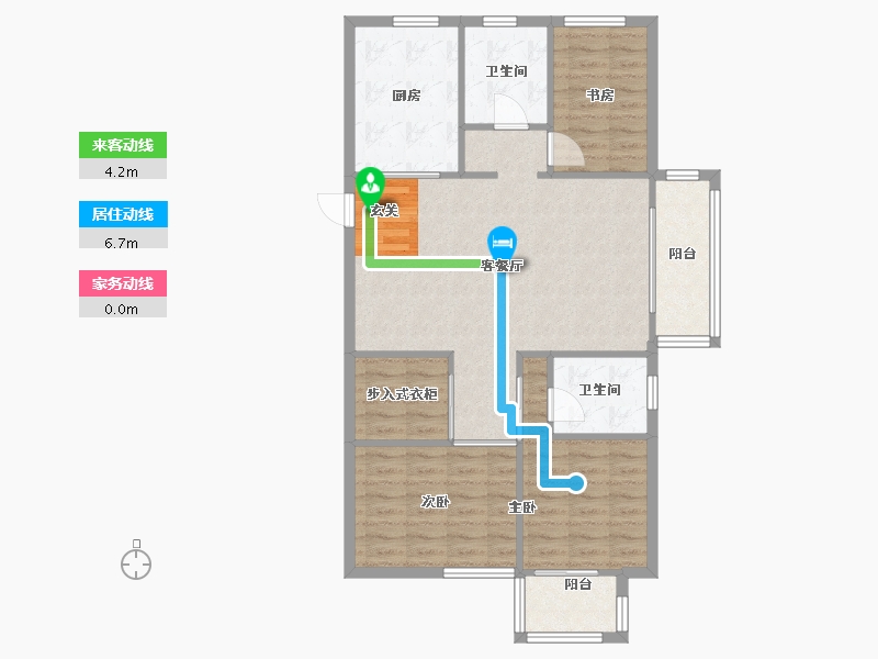 河南省-郑州市-绿城明月江南二期1号楼,二期2号楼,1,2,5,7115m²-92.01-户型库-动静线