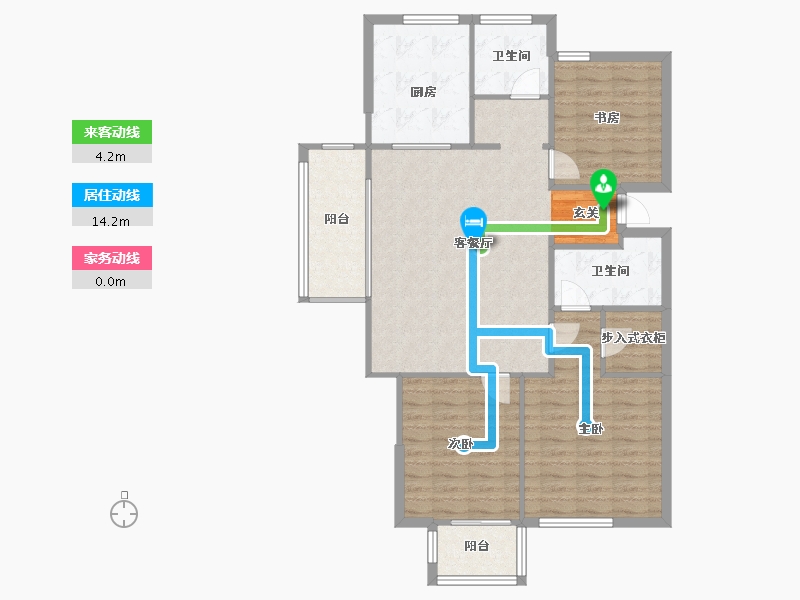 河南省-郑州市-绿城明月江南二期1号楼,二期2号楼,二期3号楼,1,2,3,4,-100.00-户型库-动静线