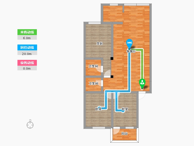 福建省-三明市-丁香新村-94.36-户型库-动静线