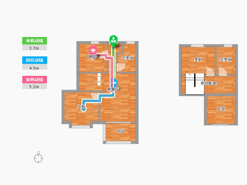 河南省-郑州市-融侨悦澜庭1号楼,2号楼,5号楼85m²-75.03-户型库-动静线