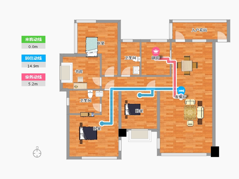 山东省-青岛市-三木家天下文澜府25，13号楼,32，27商铺140m²-111.99-户型库-动静线