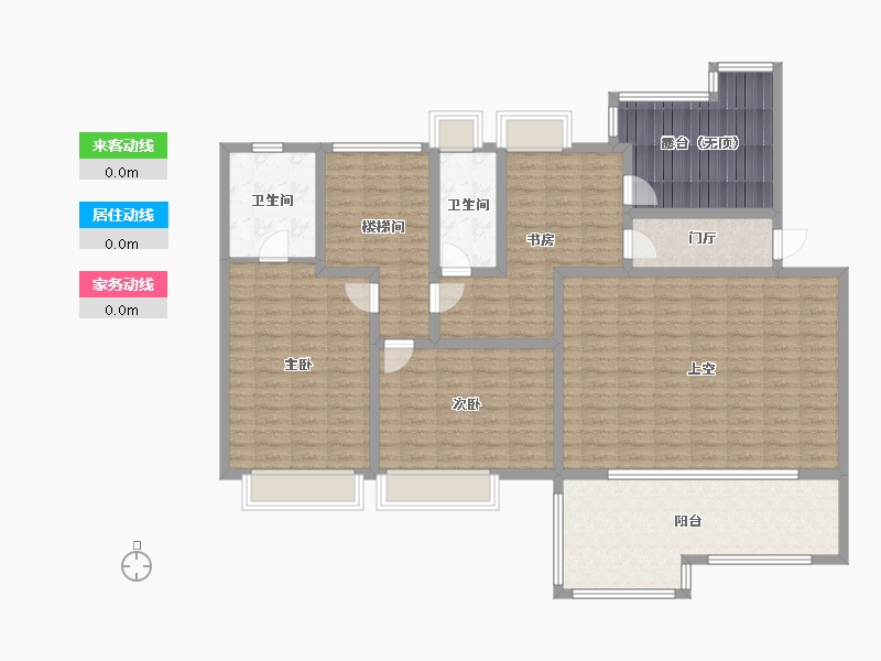 四川省-成都市-梵悦里264m²-147.68-户型库-动静线